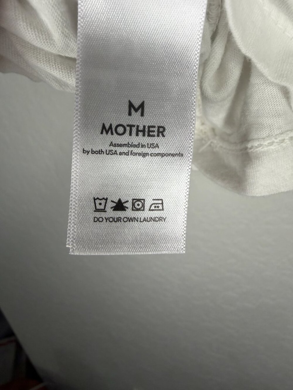 MOTHER The Lil Goodie Ringer- Champions- M- White/Blue- MSRP $115 - Picture 7 of 9